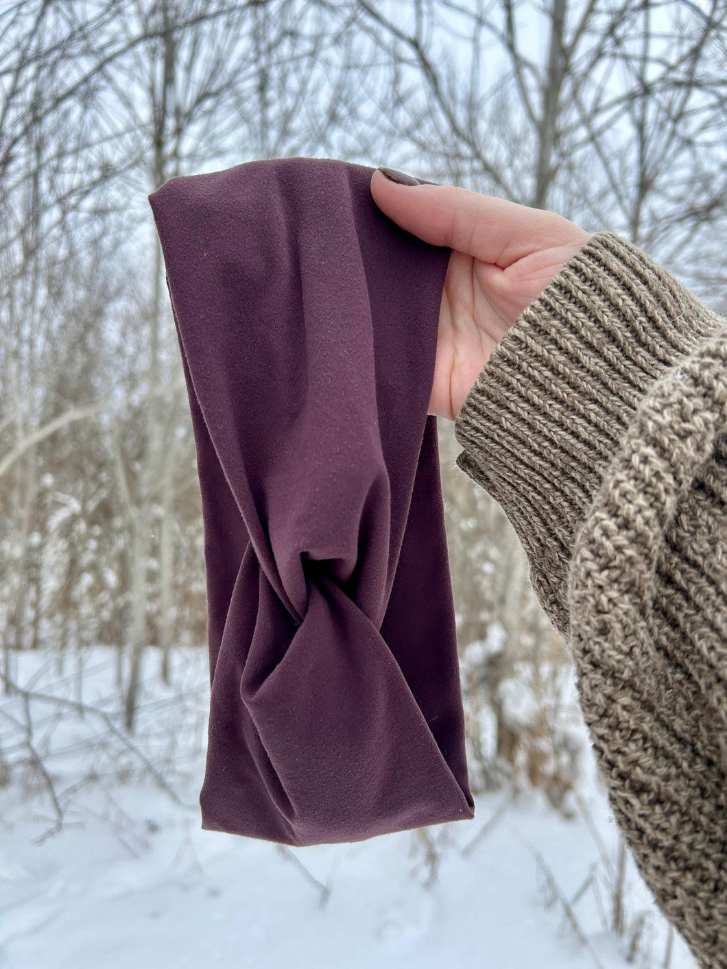 Dark Purple Headband