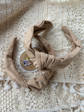 Load image into Gallery viewer, Nude cross stitch headband
