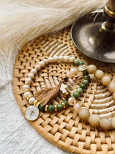 Load image into Gallery viewer, Olive cross bracelet
