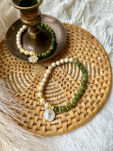 Load image into Gallery viewer, Olive cross bracelet
