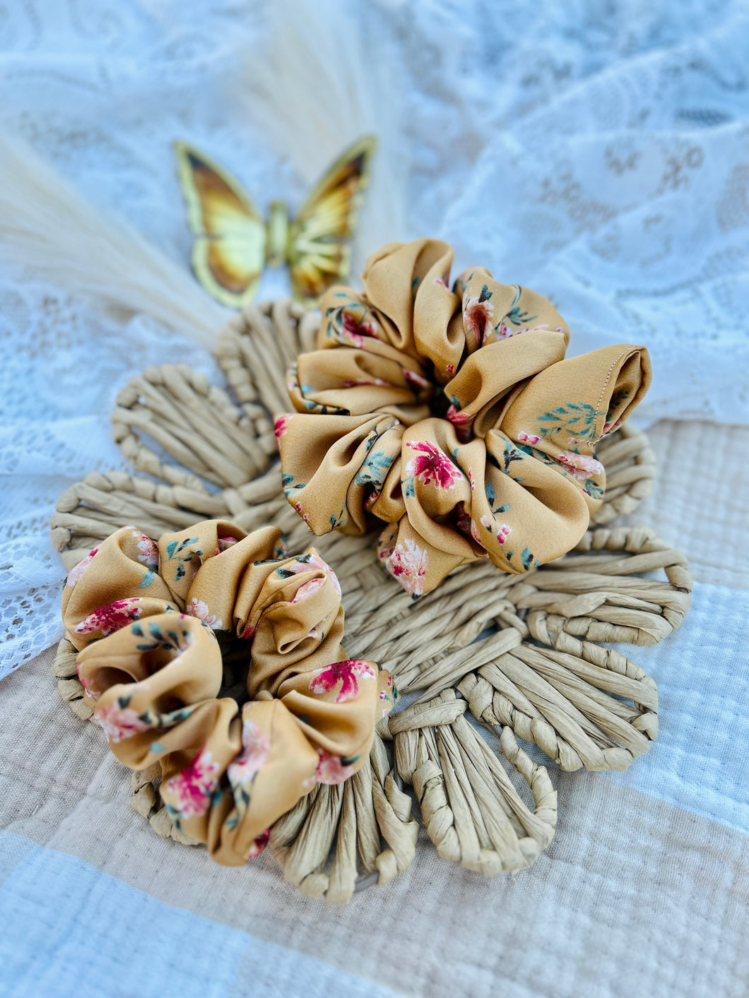 Satin Golden Hour Scrunchie