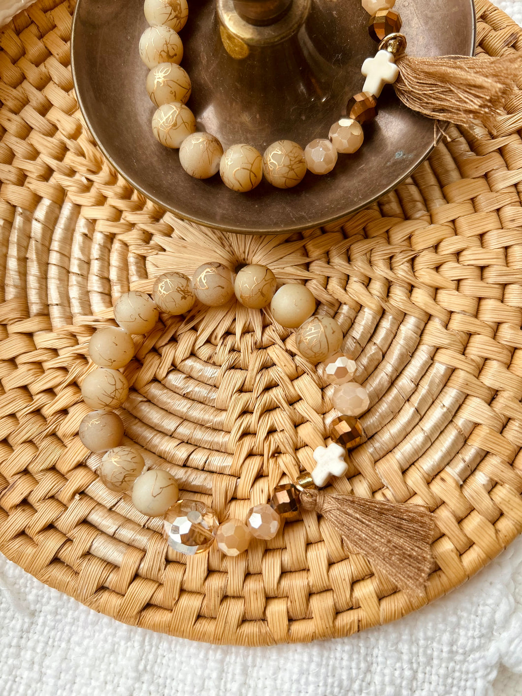 Strong in faith bracelet