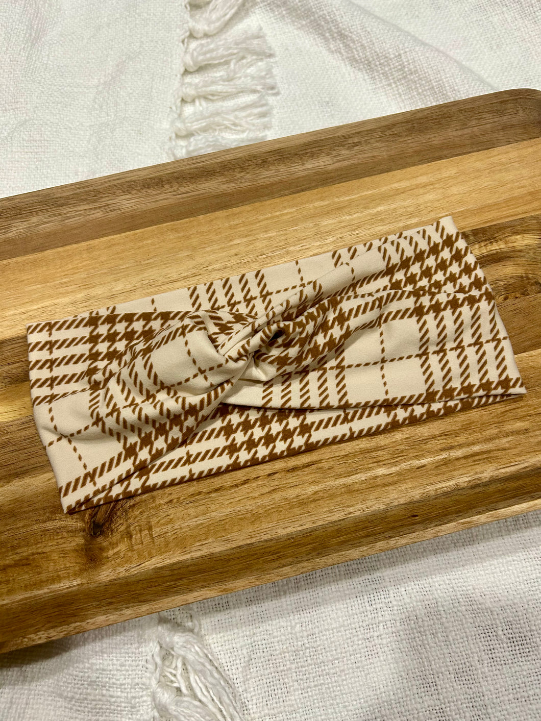 Fall Flannel Headband